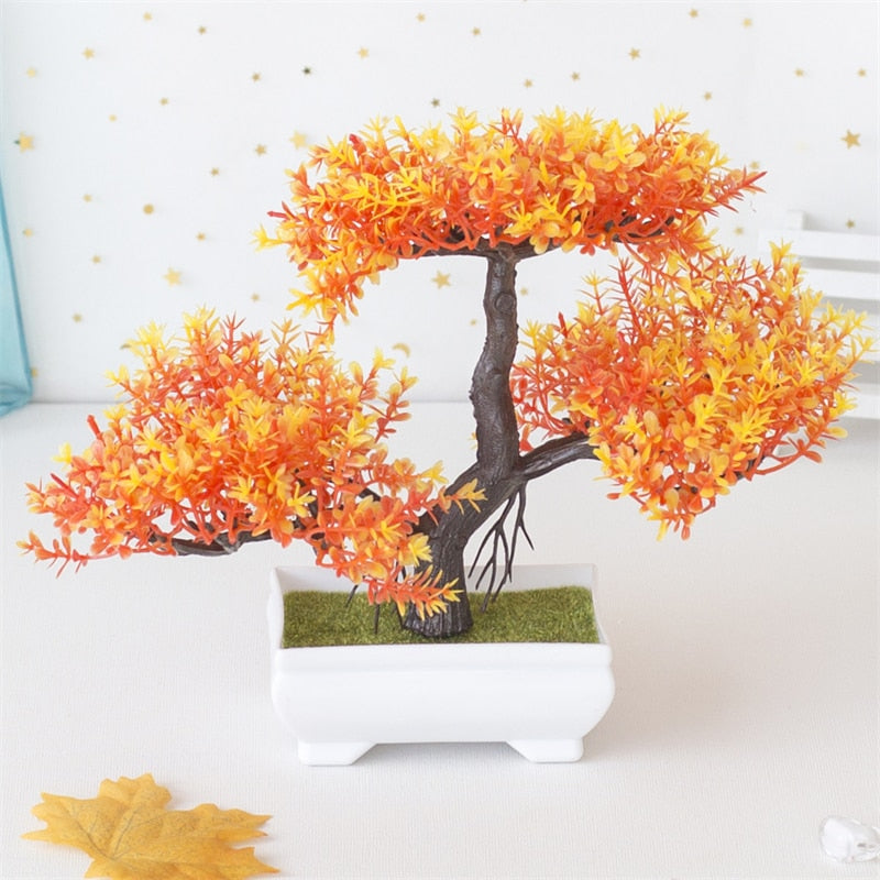 Artificial Bonsai Plant Tree Pot