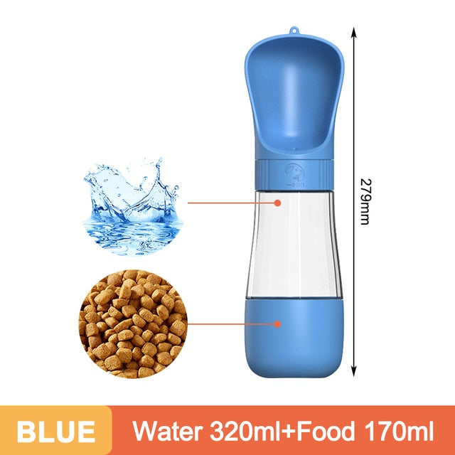 2in1 Portable Pet Water Bottle